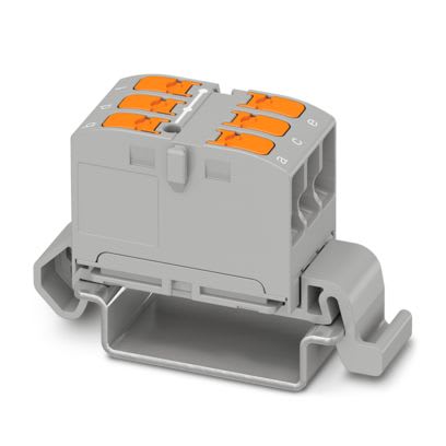 PHOENIX CONTACT - PTVFIX 6X2,5-NS35A GY BLOCCO DISTRIB. 1019526