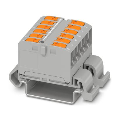 PHOENIX CONTACT - PTVFIX 12X2,5-NS35A GY BLOCCO DISTRIB.