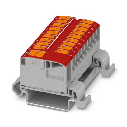 PHOENIX CONTACT - PTVFIX 6/18X2,5-NS35A RD BLOCCO DISTRIB. 1019560