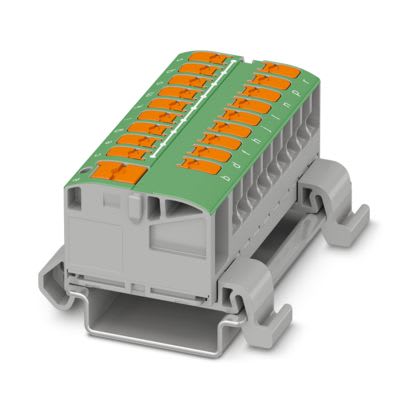 PHOENIX CONTACT - PTVFIX 6/18X2,5-NS35A GN BLOCCO DISTRIB. 1019561