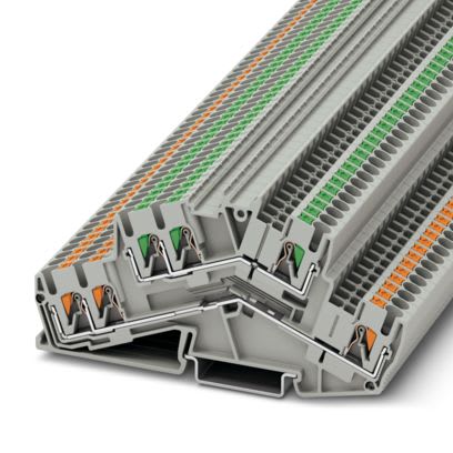 PHOENIX CONTACT - PTTBS 2,5-TWIN/U-OG/O-GN MORSETTO DUE PI
