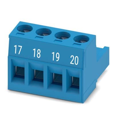 PHOENIX CONTACT - MSTB 2,5/ 4-ST BU BDWH:17-20 CONNESSIONE