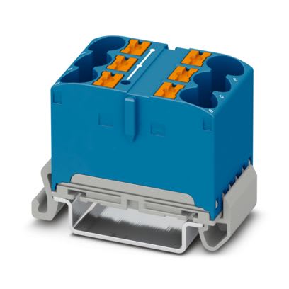 PHOENIX CONTACT - PTFIX 6X10/S-NS35A BU MORS. DI DISTRIBUZ