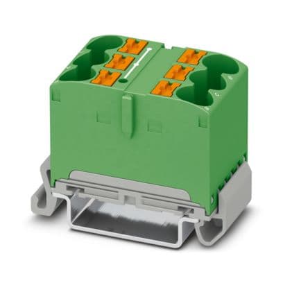 PHOENIX CONTACT - PTFIX 6X10/S-NS35A GN MORS. DI DISTRIBUZ