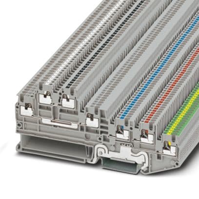 PHOENIX CONTACT - PTIO 1,5/S/5-PE/U-GY/O-WH-BK MORS. INIZ/