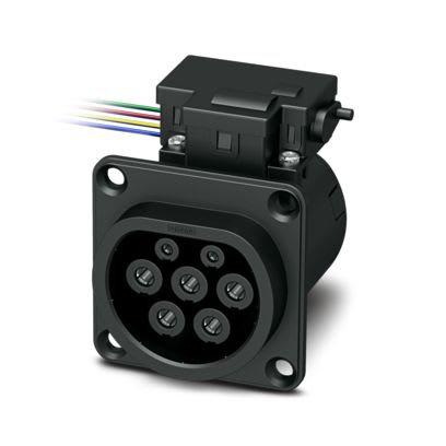 PHOENIX CONTACT - EV-T2M3SO12-4P-B SOCKET T2 12V 4P BASIC