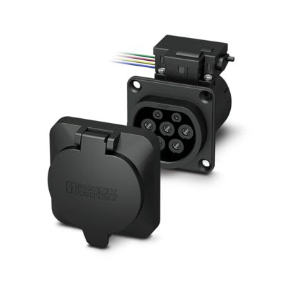 PHOENIX CONTACT - EV-T2M3SO12-4P-B-SET SOCKET T2 12V 4P B