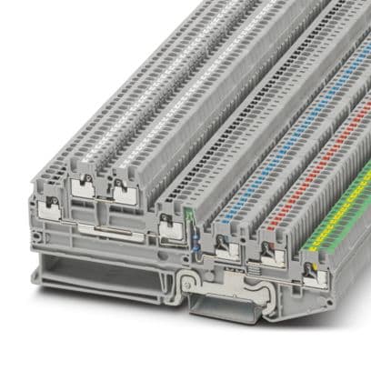 PHOENIX CONTACT - PTIO 1,5/S/5-PE/U-BK/O-WH-LED 24 GN MORS