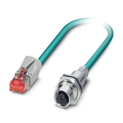 PHOENIX CONTACT - VS-M12FSBPS-IP20-93E-LI/1,0 CAVO ETHERNE