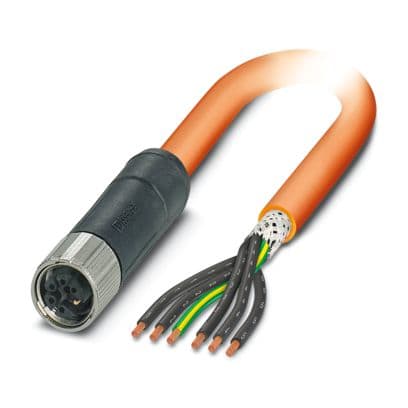 PHOENIX CONTACT - SAC-6P- 3,0-PVC/M12FSM PE SH CAVO SENS/A