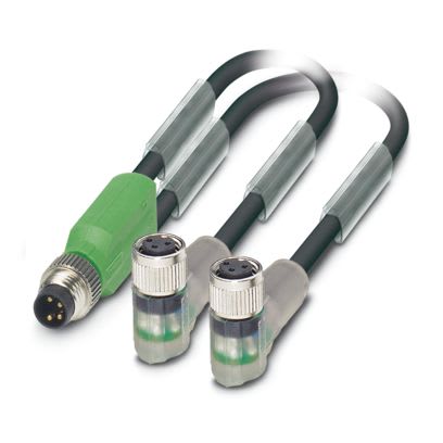 PHOENIX CONTACT - SAC-3P-M8Y/2X0,3-PUR/M 8FR-2L CAVO SENS/