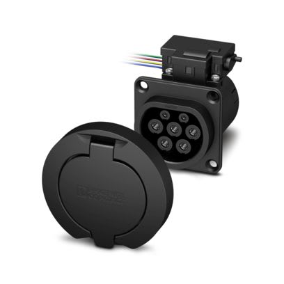 PHOENIX CONTACT - EV-T2M3SO12-4P-R-B-SET SET SOCKET T2 BAS