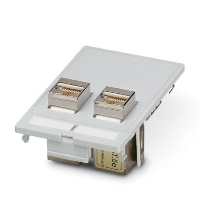 PHOENIX CONTACT - VS-SI-FP-2RJ45-5-MOD-BU/BU PIASTRA DATI
