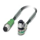PHOENIX CONTACT - SAC-3P-M12MS/0,3-PUR/M12FR-2LB CAVO SENS