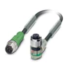 PHOENIX CONTACT - SAC-4P-M12MS/0,6-PUR/M12FR-3L CAVO SENSO