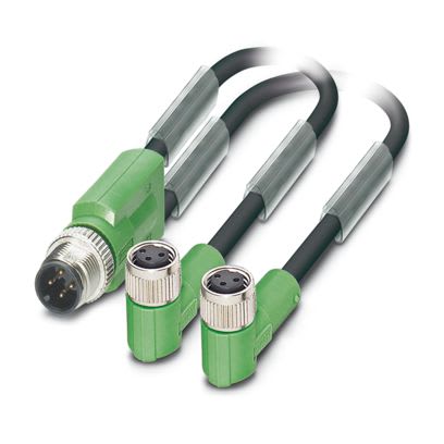 PHOENIX CONTACT - SAC-3P-M12Y/2X0,6-PUR/M 8FR CAVO SENSORE