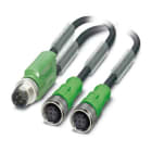 PHOENIX CONTACT - SAC-3P-M12Y/2X1,5-PUR/M12FS CAVO SENS/AT