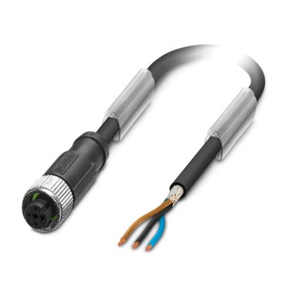 PHOENIX CONTACT - SAC-3P- 3,0-PUR/M12FS SH CAVO SENSORE