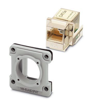PHOENIX CONTACT - VS-08-A-RJ45/MOD-1-IP67-SET-BU TELAIO IN 1689488