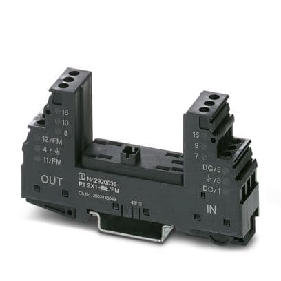 PHOENIX CONTACT - PT 2X1-BE/FM ELEM. BASE SPD SEGNALI
