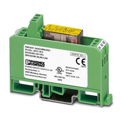 PHOENIX CONTACT - PSR-SCF- 24UC/URM/2X21 MODULO SICUREZZA 2981363