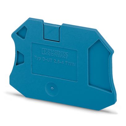 PHOENIX CONTACT - D-UT 2,5/4-TWIN BU PIASTRA TERMINALE 3047142