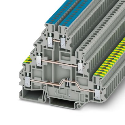 PHOENIX CONTACT - UT 2,5-PE/L/N MORSETTO A PIU PIANI