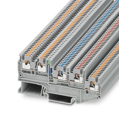PHOENIX CONTACT - PTIO 1,5/S/4-LED 24 GN MORSETTO PER SEN/