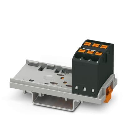 PHOENIX CONTACT - PTFIX 6X2,5-NS35 BK MORS. DI DISTRIBUZIO