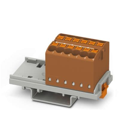 PHOENIX CONTACT - PTFIX 12X2,5-NS35 BN MORS. DI DISTRIBUZI