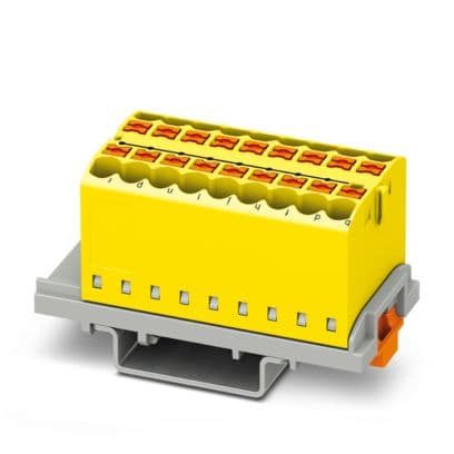 PHOENIX CONTACT - PTFIX 18X2,5-NS35 YE MORS. DI DISTRIBUZI