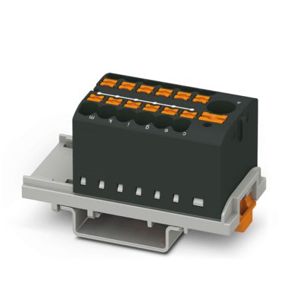 PHOENIX CONTACT - PTFIX 6/12X2,5-NS35 BK MORS. DI DISTRIBU