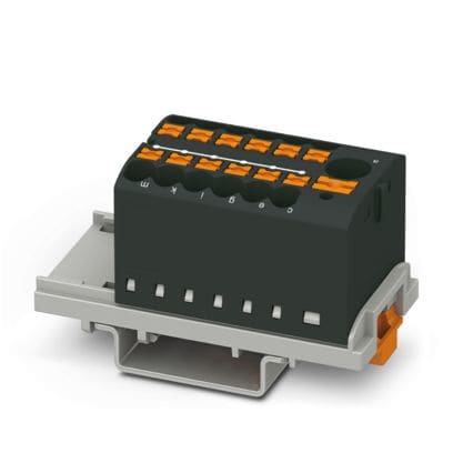PHOENIX CONTACT - PTFIX 6/12X2,5-NS35 BK MORS. DI DISTRIBU