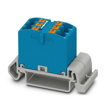 PHOENIX CONTACT - PTFIX 6X2,5-NS35A BU MORS. DI DISTRIBUZI