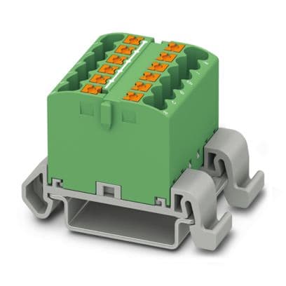 PHOENIX CONTACT - PTFIX 12X2,5-NS35A GN MORS. DI DISTRIBUZ