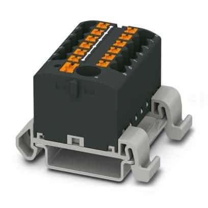 PHOENIX CONTACT - PTFIX 6/12X2,5-NS35A BK MORS. DI DISTRIB