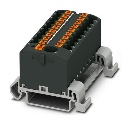 PHOENIX CONTACT - PTFIX 6/18X2,5-NS35A BK MORS. DI DISTRIB