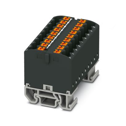 PHOENIX CONTACT - PTFIX 18X2,5-NS15A BK DISTRIBUTORE PUSH