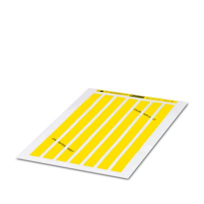 PHOENIX CONTACT - BMK 19X11 YE FOGLIO CON ETICHETTE