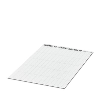 PHOENIX CONTACT - ES-SSMK-GB 60X18 FOGLIO DI SIGLATURA 5032468