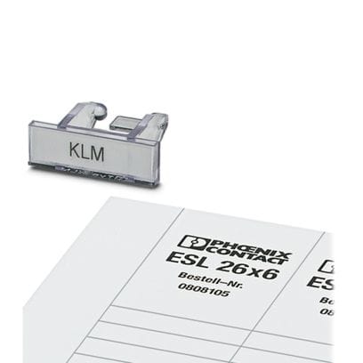 PHOENIX CONTACT - KLM + ESL 26X6 SIGLATURA CARTELLINI