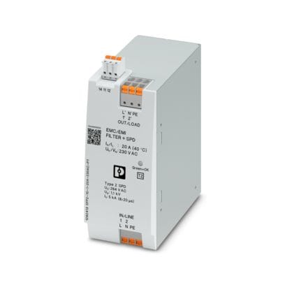 PHOENIX CONTACT - SFP2-1S-1-20A-230AC-PT FILTRO EMC+SPD