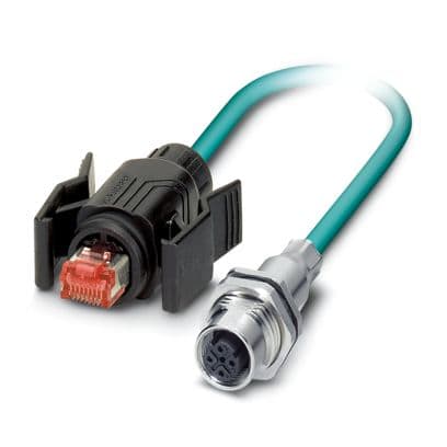 PHOENIX CONTACT - VS-M12FSBP-IP67/B-93E-LI/2,0 CAVO ETHERN