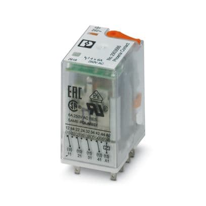 PHOENIX CONTACT - REL-IR4/L- 24AC/4X21AU RELE SINGOLO