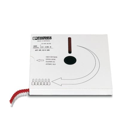 PHOENIX CONTACT - AI 1,5 - 8 RD-B PUNTALINO CON ISOLANTE
