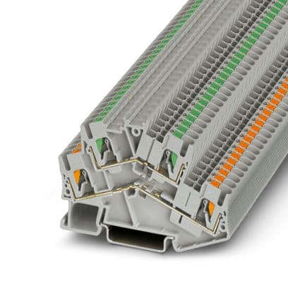 PHOENIX CONTACT - PTTBS 2,5/U-OG/O-GN MORSETTO A 2 PIANI