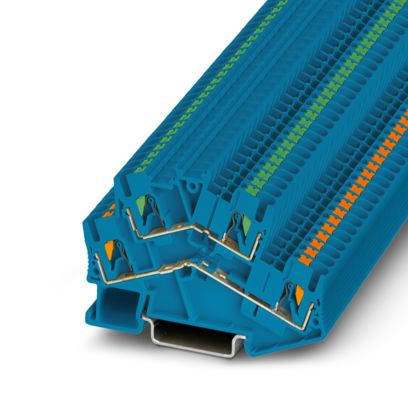 PHOENIX CONTACT - PTTBS 2,5 BU/U-OG/O-GN MORSETTO A 2 PIAN