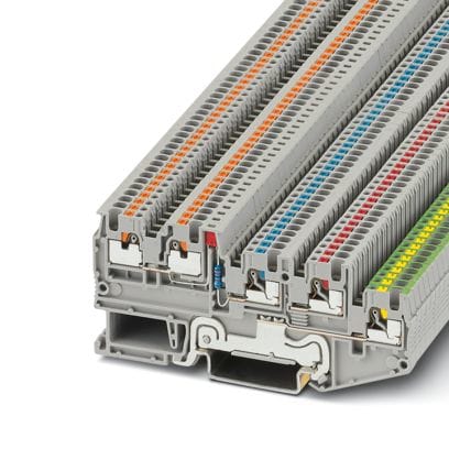 PHOENIX CONTACT - PTIO 1,5/S/4-PE-LED 24 RD MORS. PER SEN/
