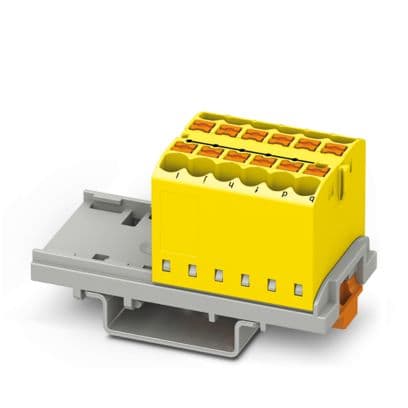 PHOENIX CONTACT - PTFIX 12X2,5-NS35 YE MORS. DI DISTRIBUZI