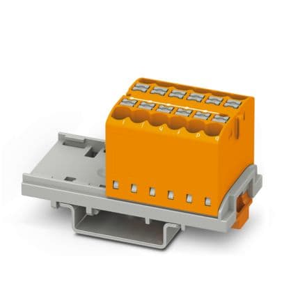 PHOENIX CONTACT - PTFIX 12X2,5-NS35 OG MORS. DI DISTRIBUZI